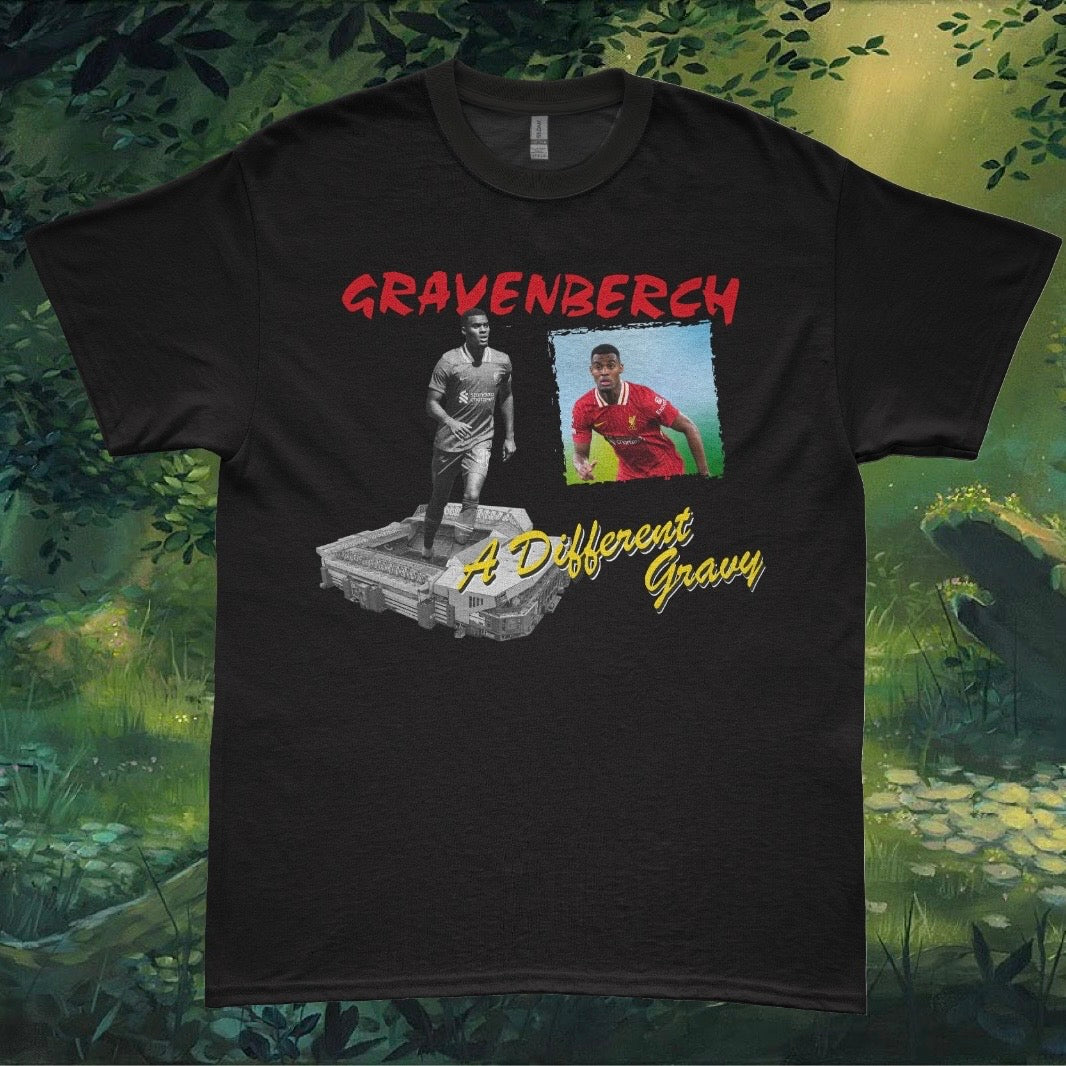 RYAN GRAVENBERCH A DIFFERENT GRAVY T-SHIRT BLACK
