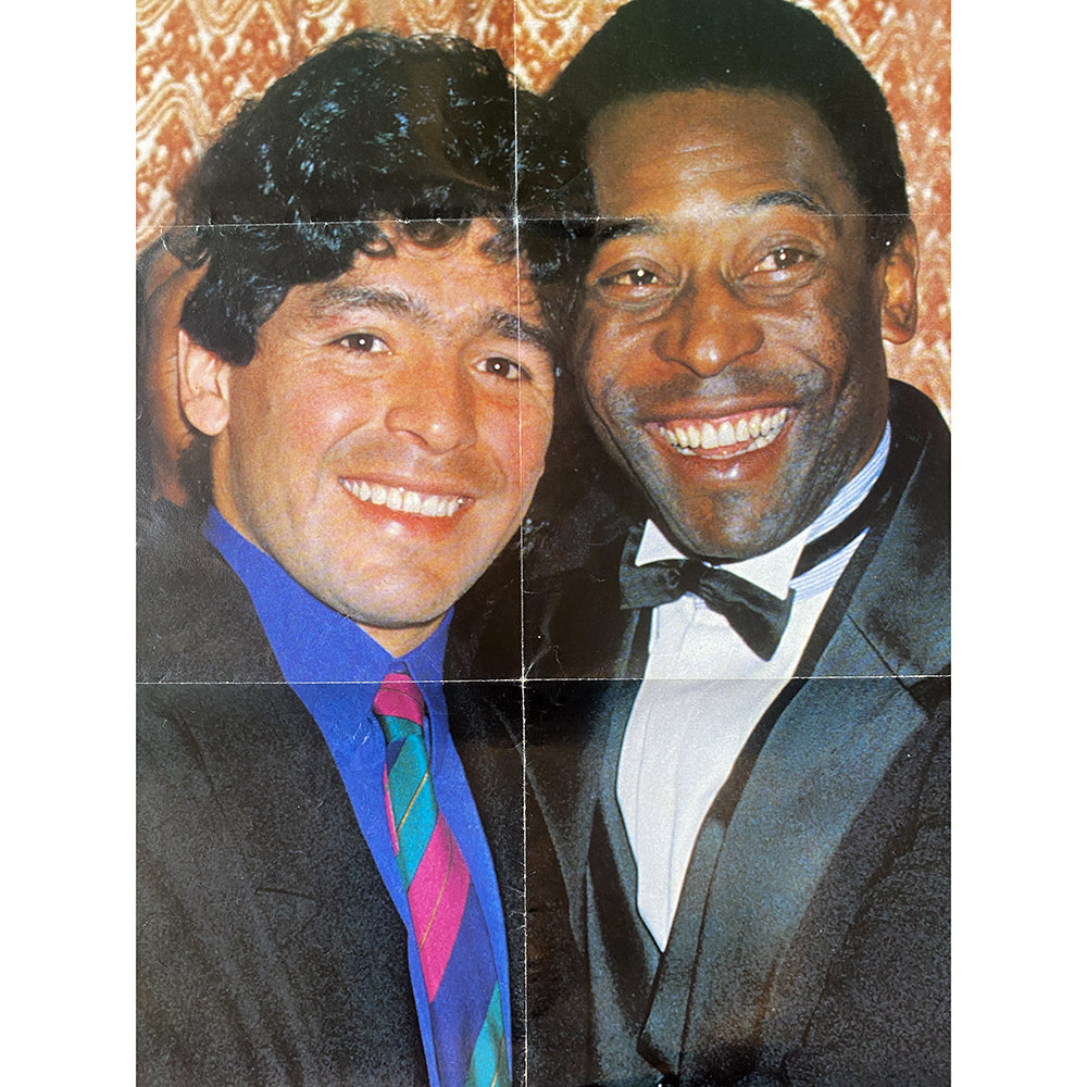 MARADONA PELE POSTER