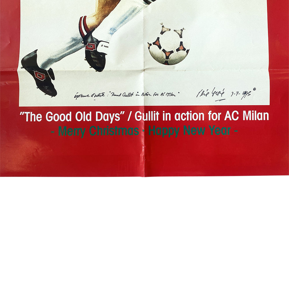 RUUD GULLIT MERRY CHRISTMAS POSTER