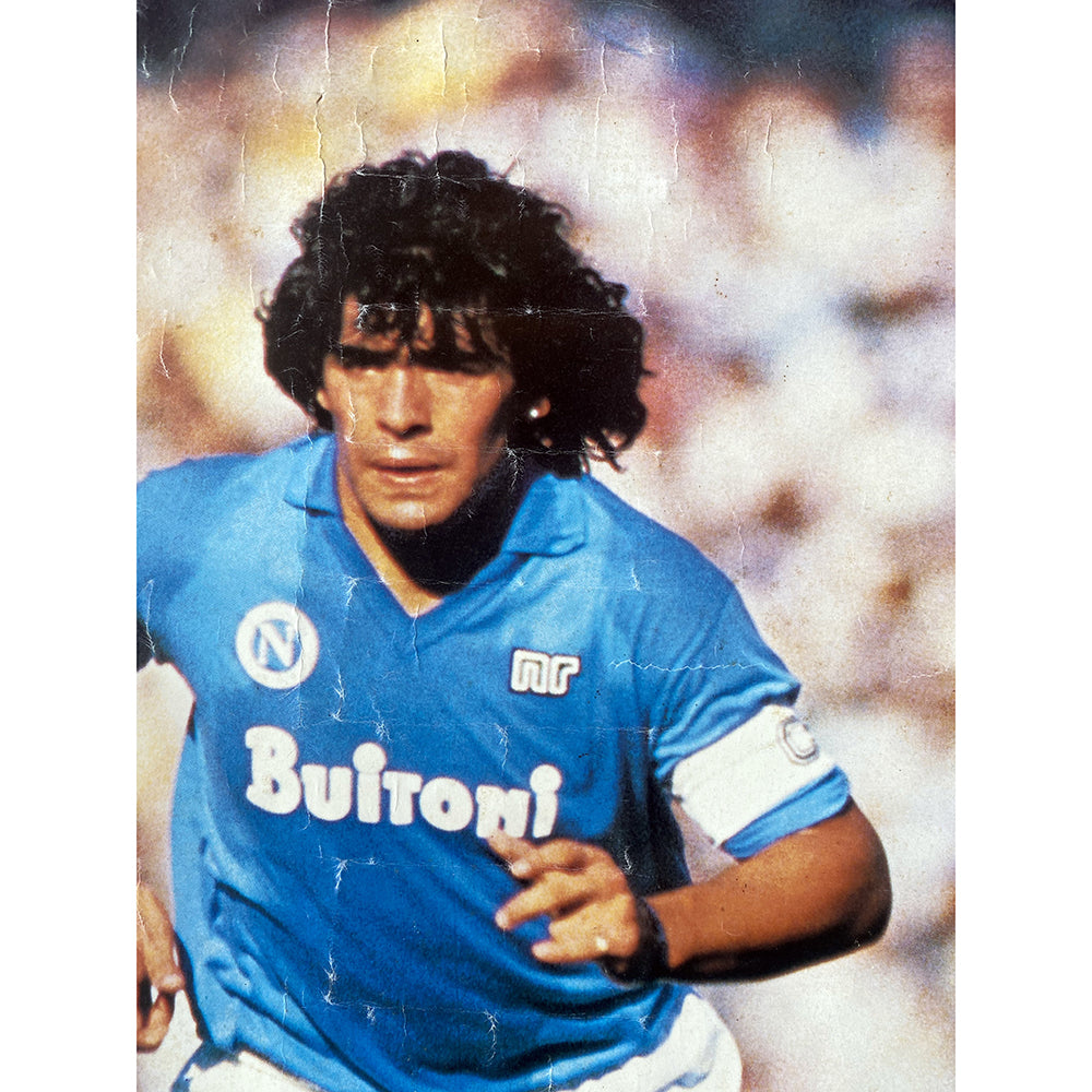 VINTAGE MARADONA NAPOLI POSTER