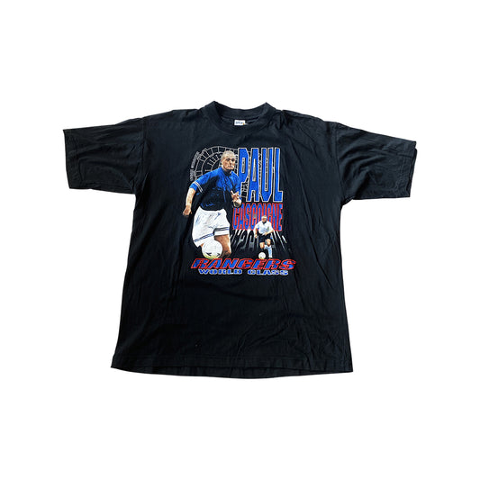 PAUL GASCOIGNE GLASGOW RANGERS T-SHIRT