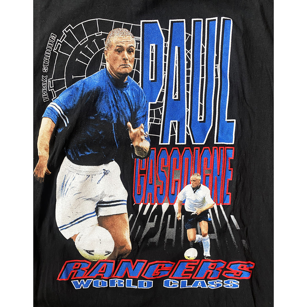 PAUL GASCOIGNE GLASGOW RANGERS T-SHIRT