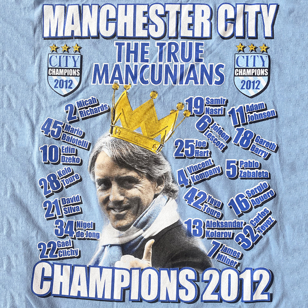 MANCHESTER CITY CHAMPIONS T-SHIRT