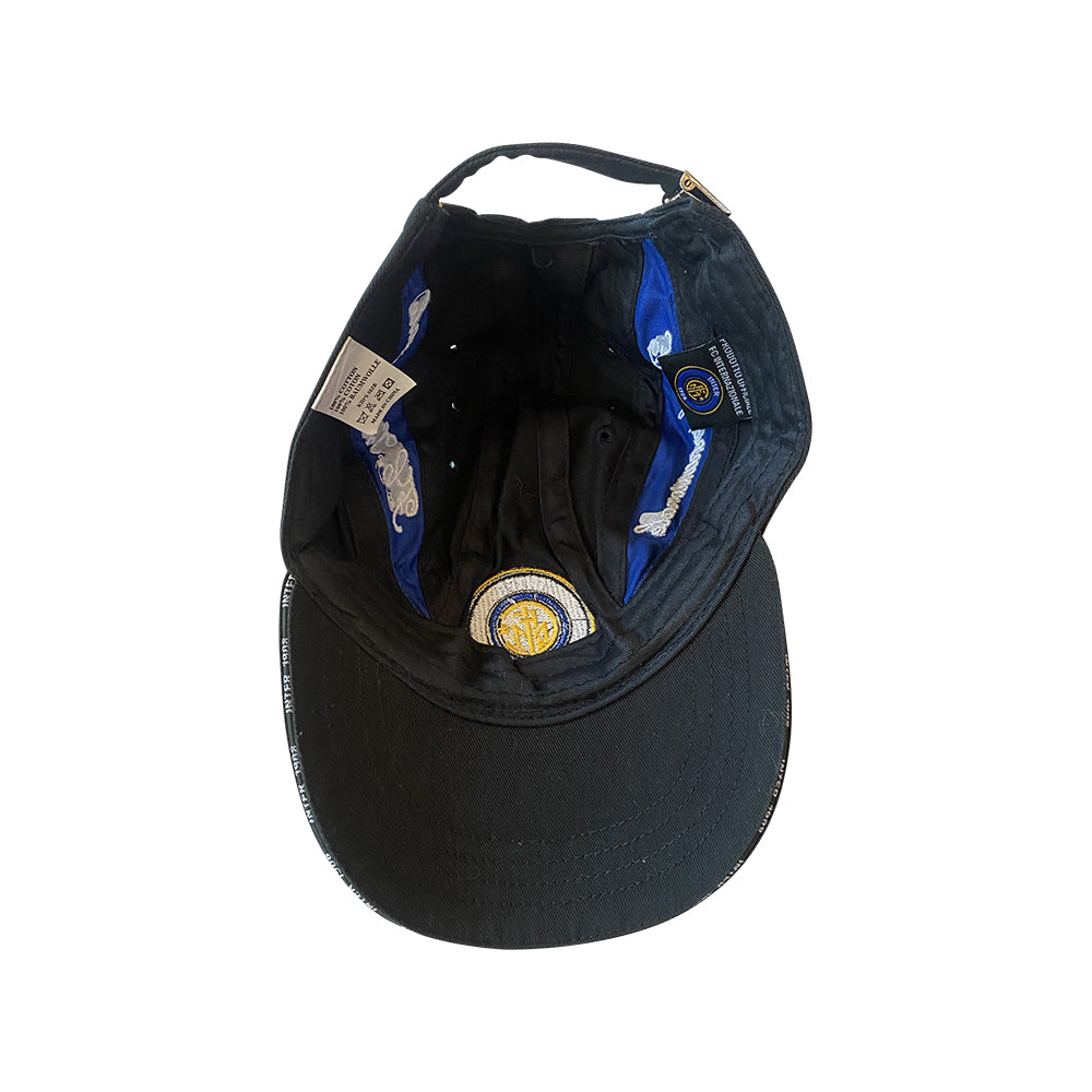 INTER MILAN CAP BLACK (KIDS SIZE)