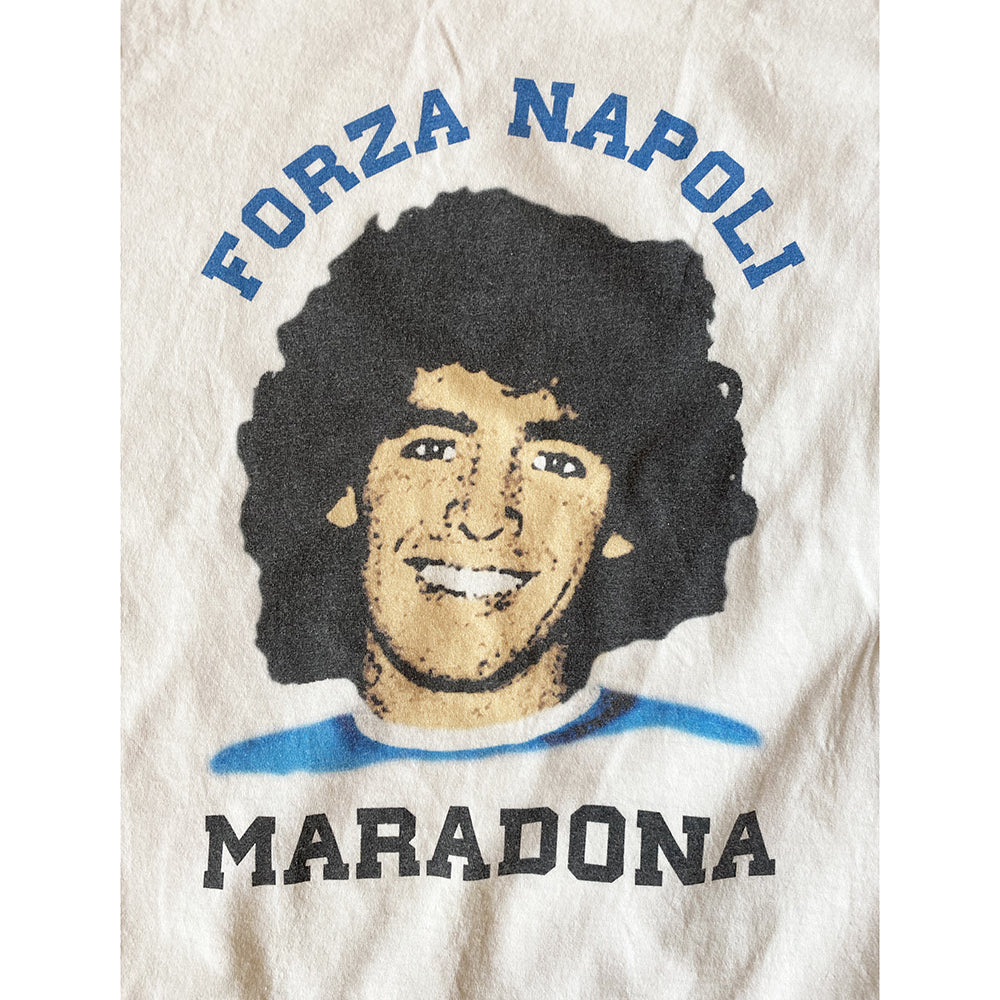 VINTAGE DIEGO MARADONA FORZA NAPOLI T-SHIRT