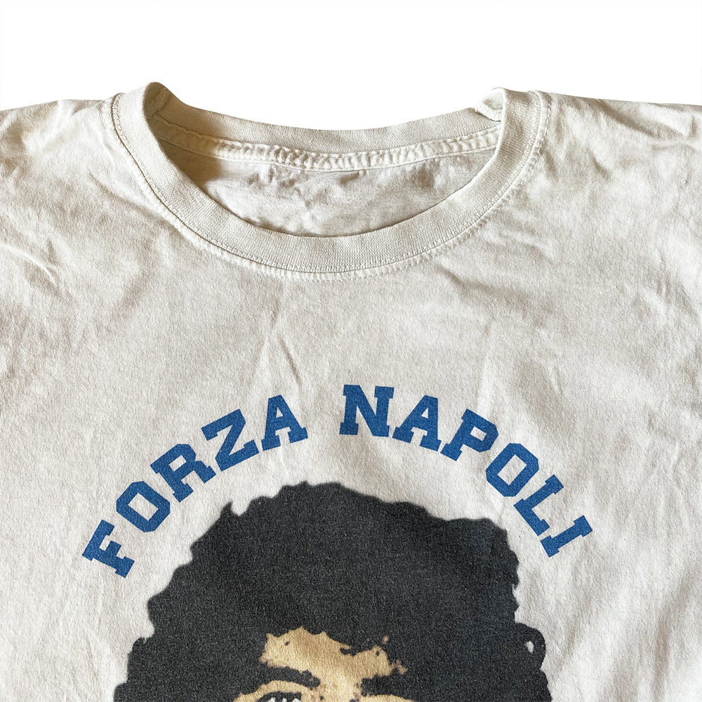 VINTAGE DIEGO MARADONA FORZA NAPOLI T-SHIRT