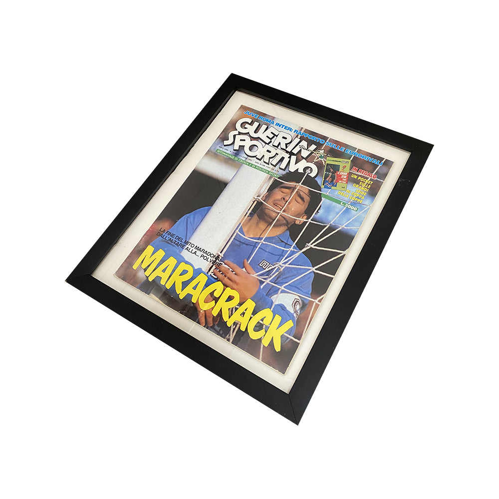 FRAMED 'MARACRACK' MARADONA COVER