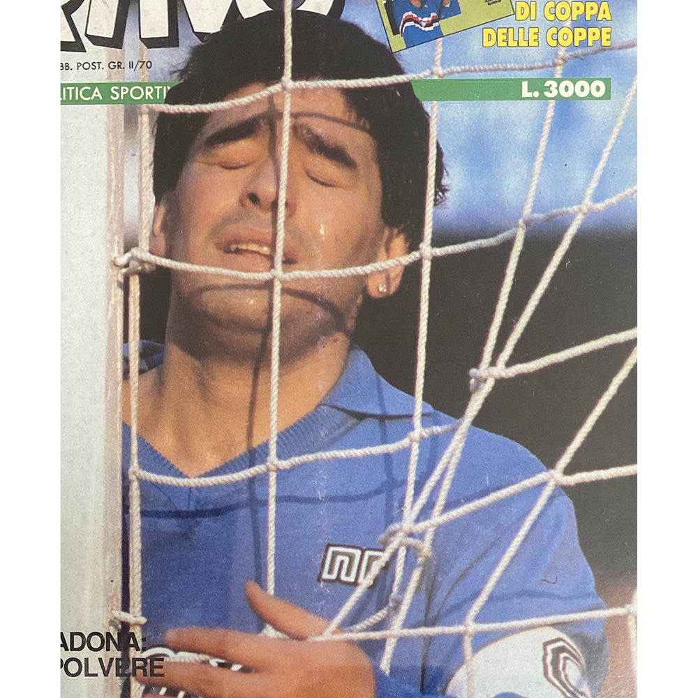 FRAMED 'MARACRACK' MARADONA COVER