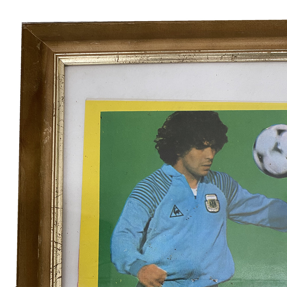 FRAMED MARADONA POSTER 'IDOLOS'