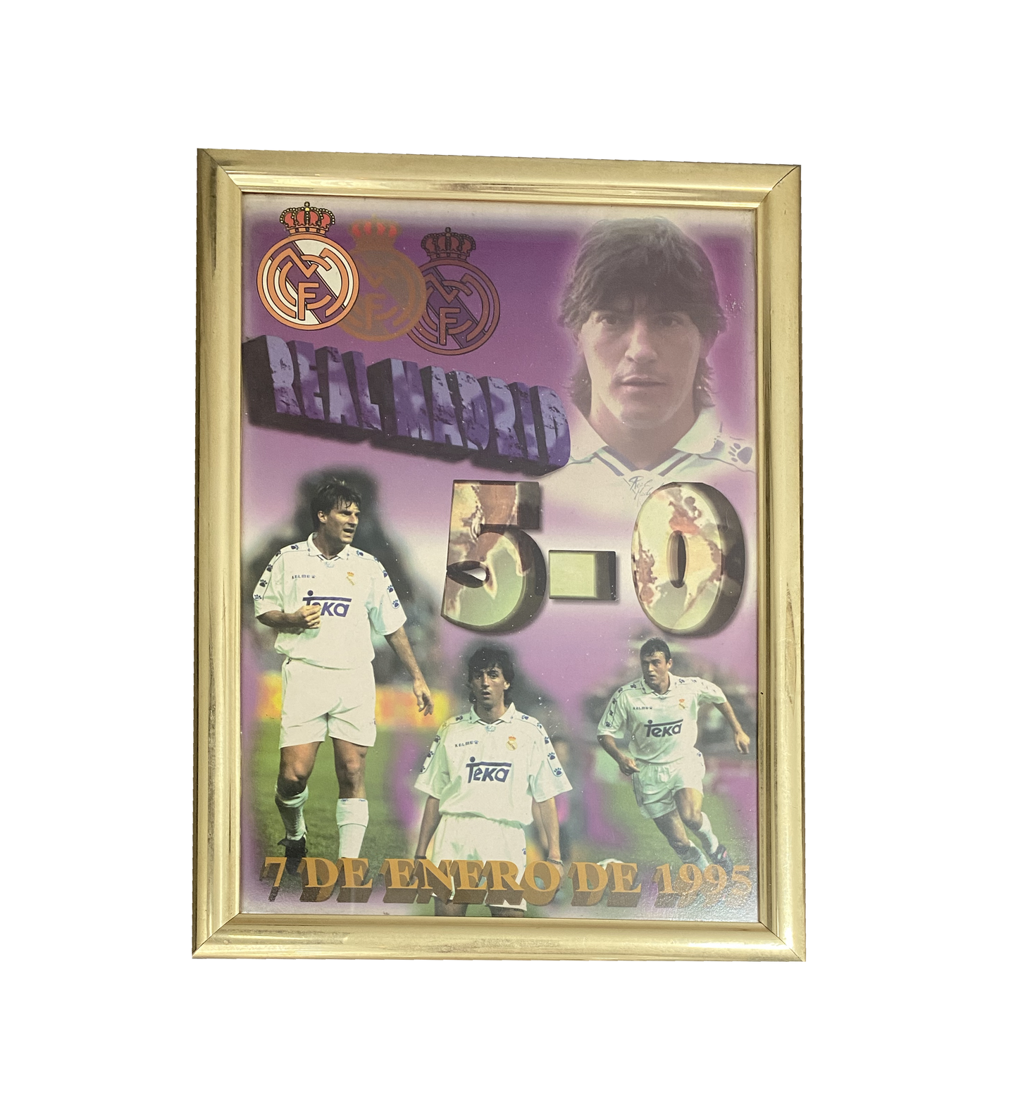 REAL MADRID 5-0 VINTAGE ARTWORK
