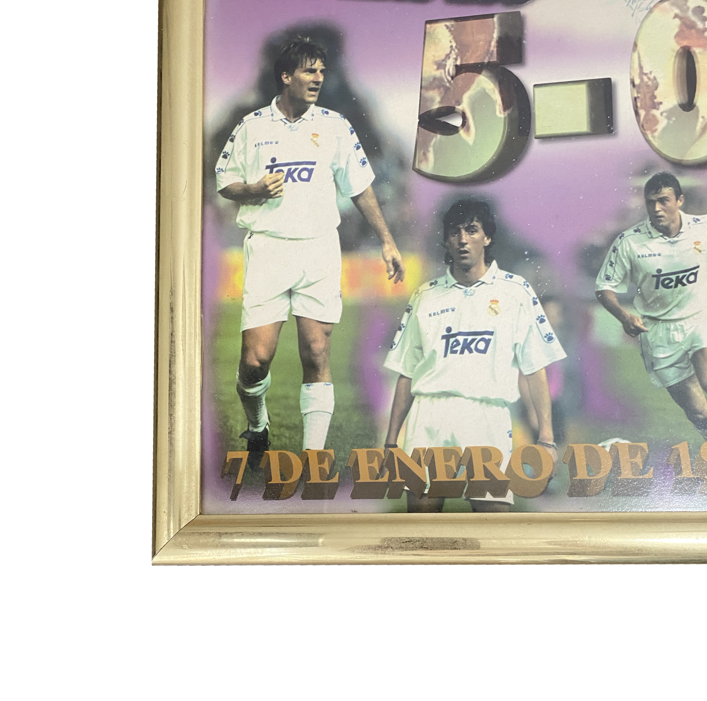 REAL MADRID 5-0 VINTAGE ARTWORK