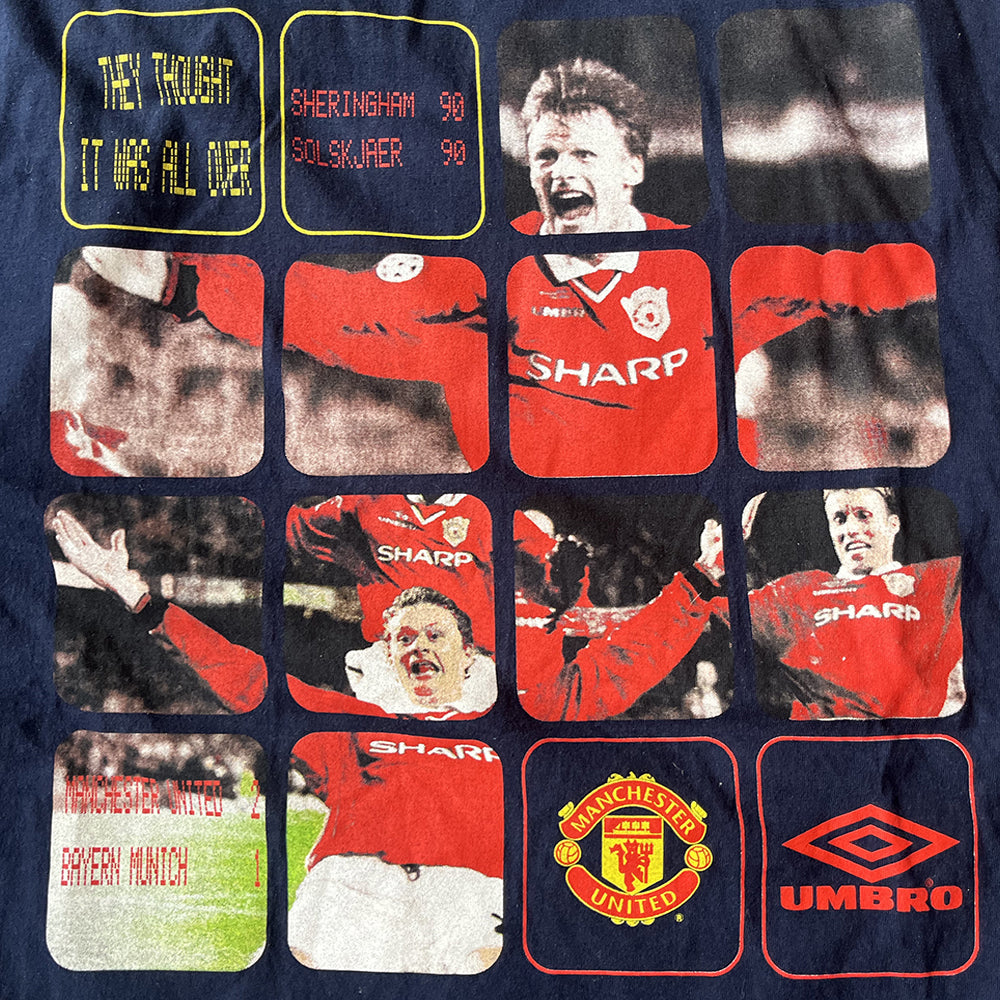 MANCHESTER UNITED CL FINAL UMBRO T-SHIRT