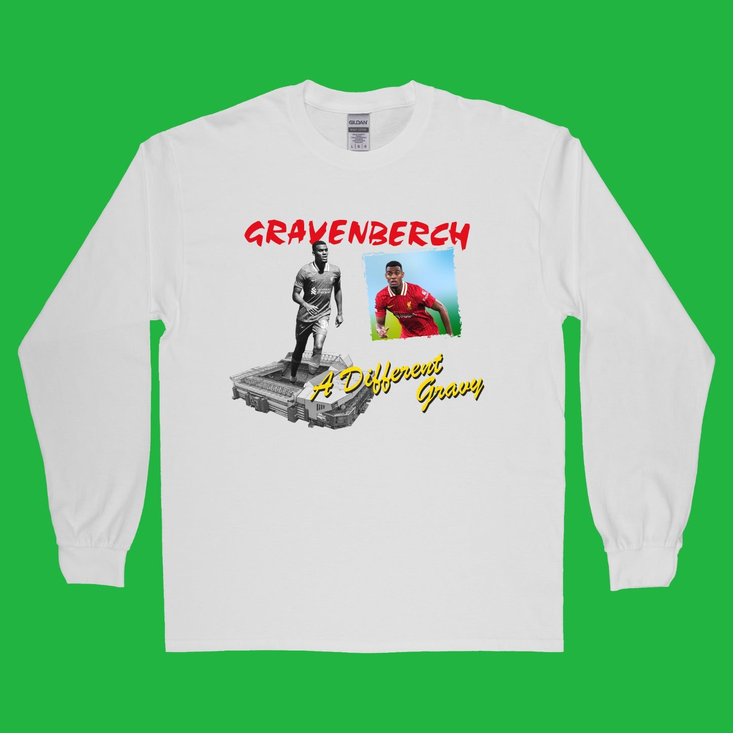 RYAN GRAVENBERCH A DIFFERENT GRAVY LONGSLEEVE WHITE