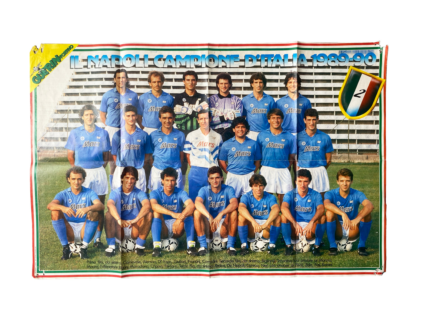 ORIGINAL NAPOLI MARADONA POSTER