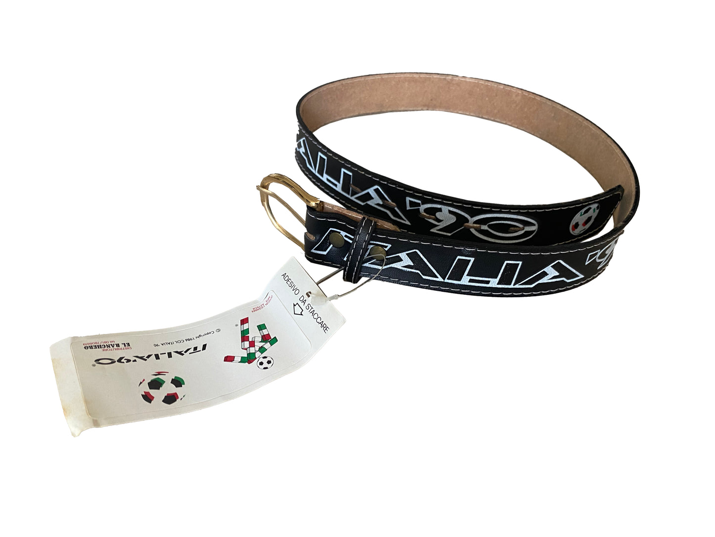 ORIGINAL ITALIA WORLD CUP 90 CIAO BELT BLACK