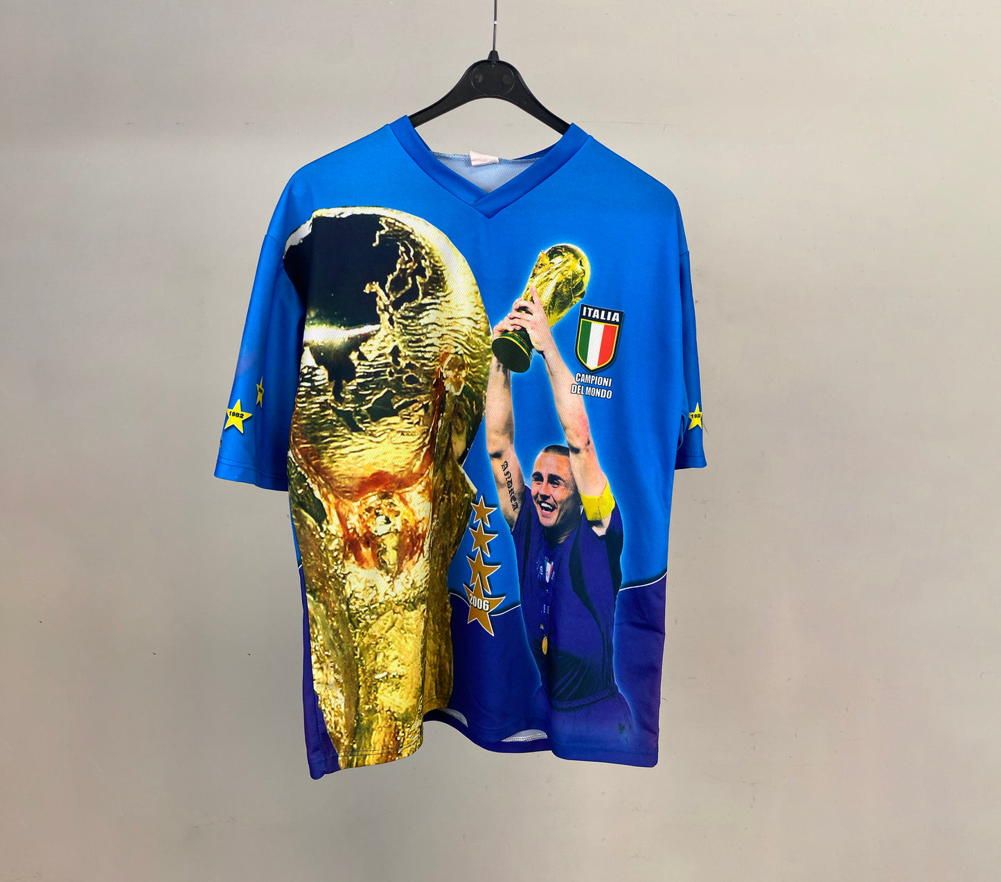 FABIO CANNAVARO WORLD CUP 2006 BOOTLEG T-SHIRT XL