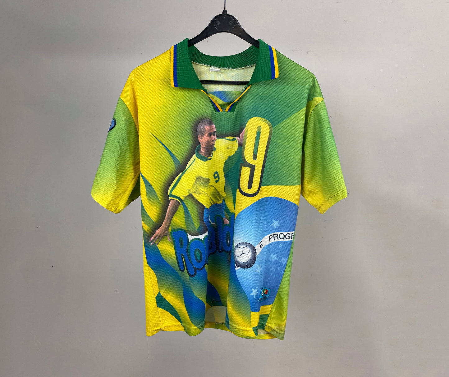 RONALDO BRAZIL BOOTLEG T-SHIRT L