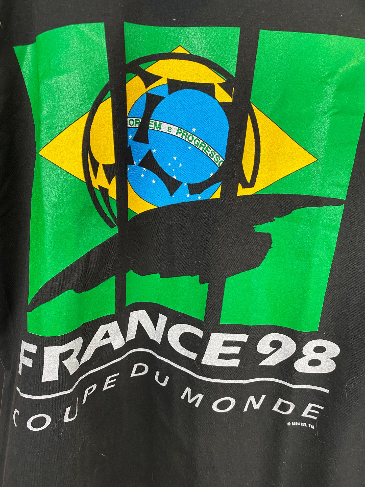 FRANCE 98 BRAZIL T-SHIRT M