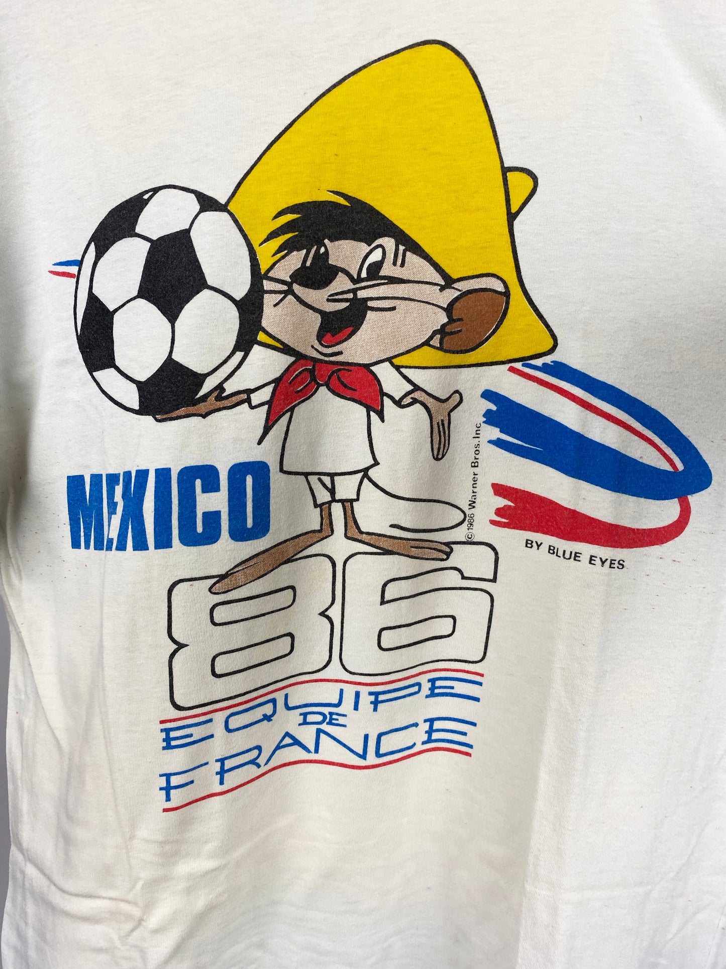 MEXICO 86 EQUIPE DE FRANCE T-SHIRT L