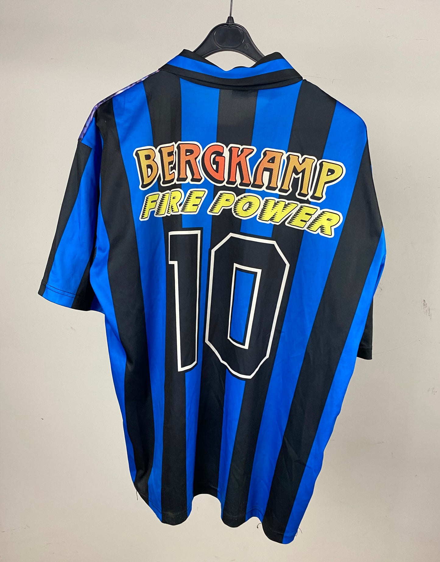 DENNIS BERGKAMP INTER BOOTLEG T-SHIRT XL