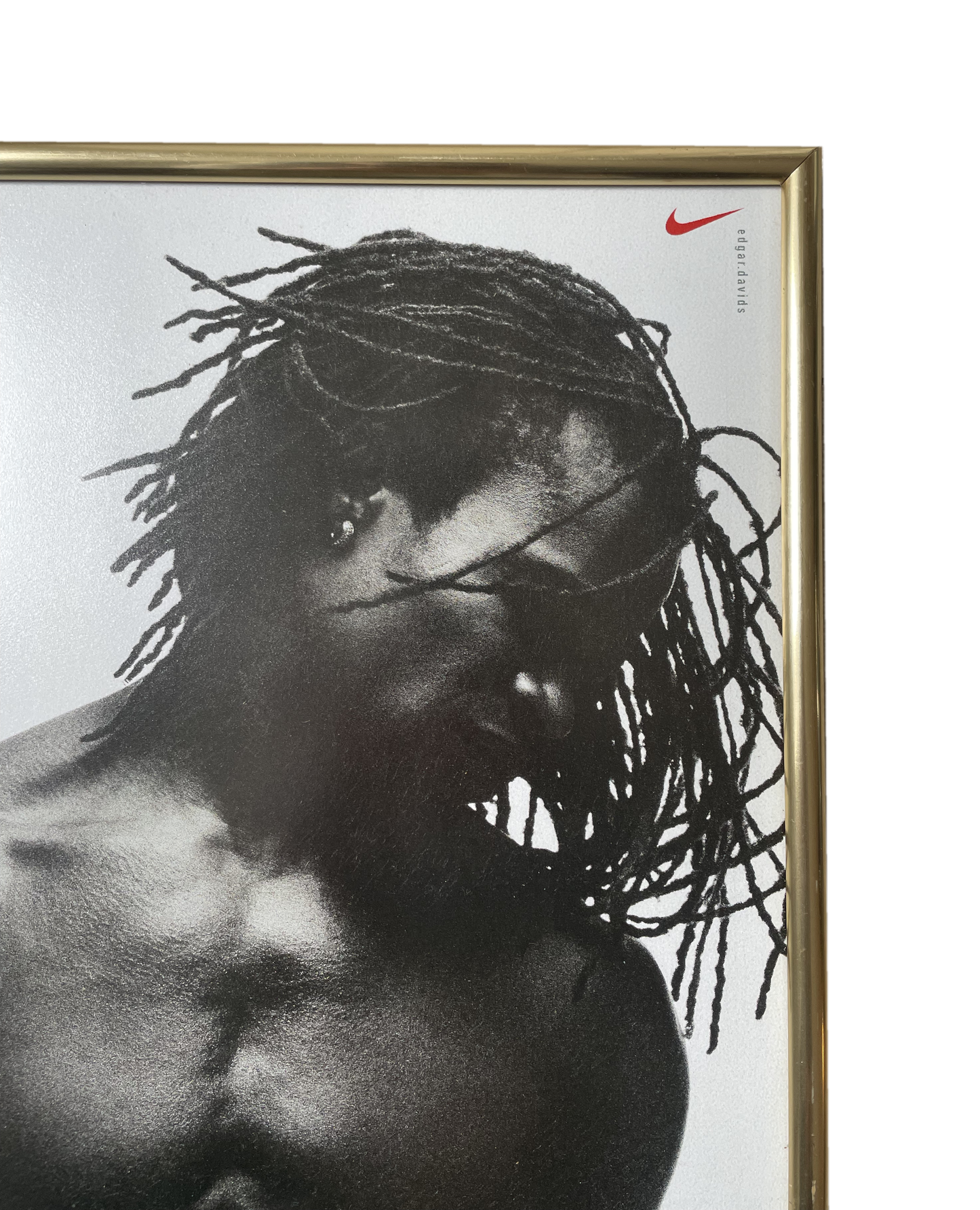 EDGAR DAVIDS ORIGINAL NIKE FRAMED POSTER