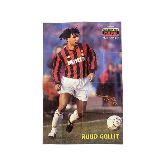 RUUD GULLIT AC MILAN POSTER