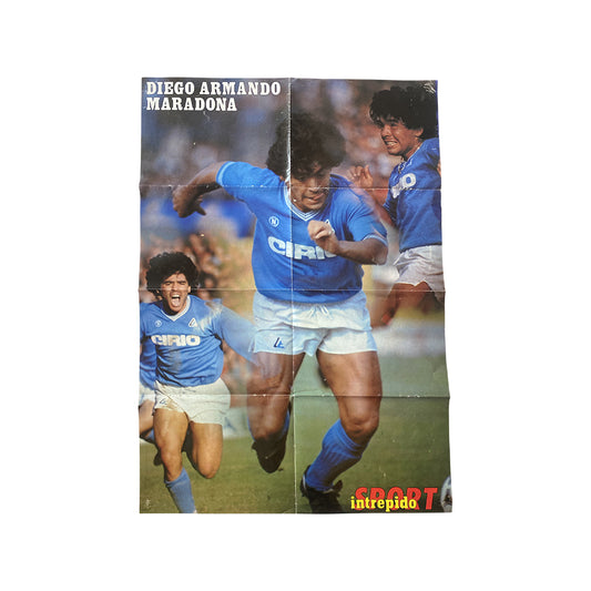DIEGO ARMANDO MARADONA NAPOLI POSTER