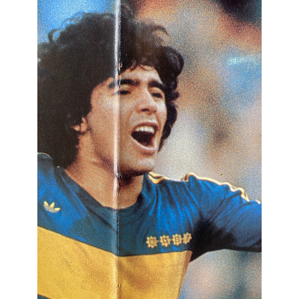 DIEGO MARADONA BOCA JUNIORS POSTER