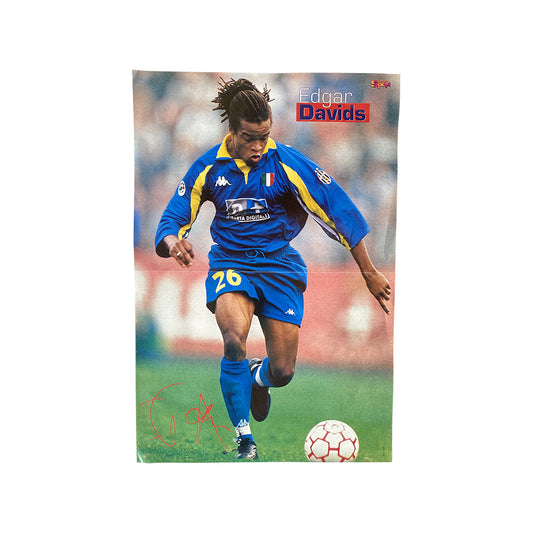 EDGAR DAVIDS JUVENTUS POSTER