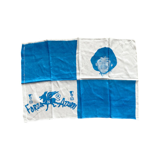 VINTAGE MARADONA NAPOLI FLAG