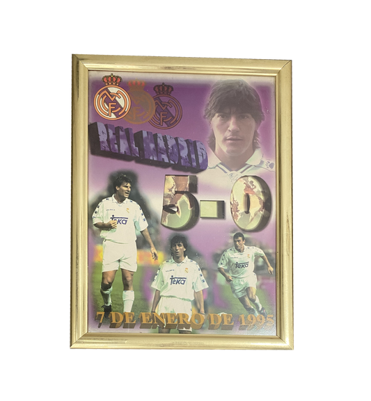 REAL MADRID 5-0 VINTAGE ARTWORK
