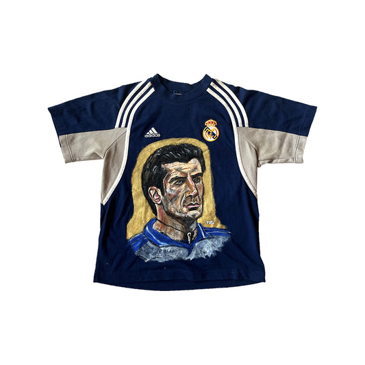 PAINTED FIGO REAL MADRID T-SHIRT