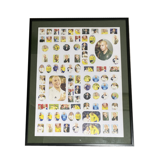 FRAMED RONALDO STICKER ARTWORK