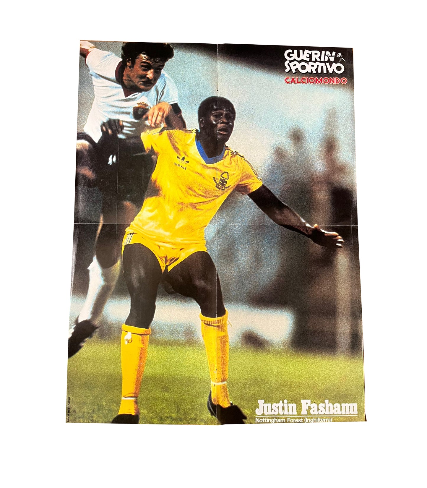 MARADONA FASHANU DOUBLE SIDED POSTER