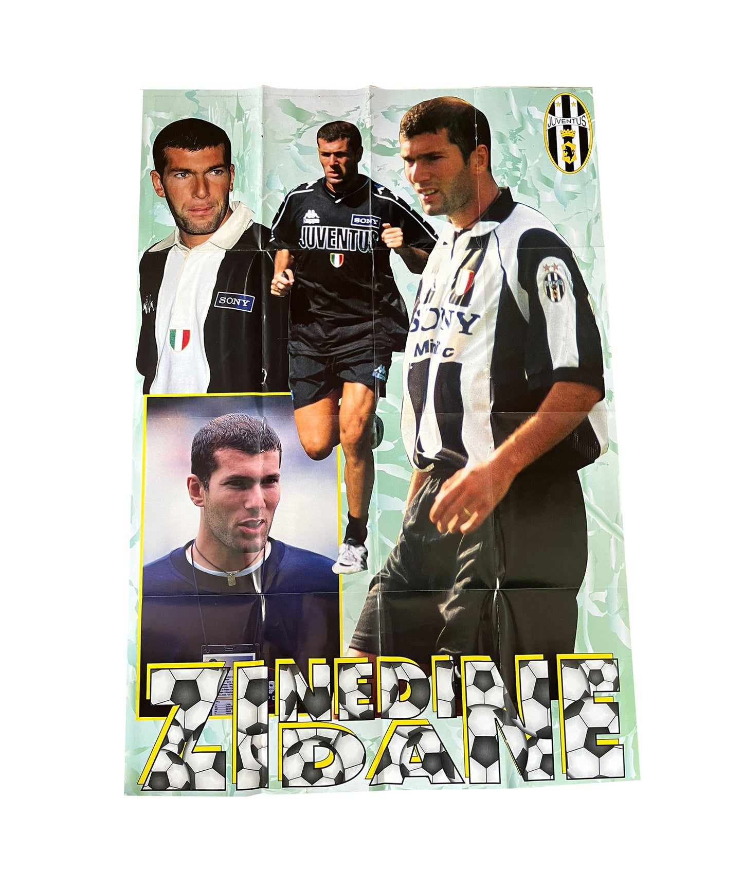 ZINEDINE ZIDANE JUVENTUS POSTER