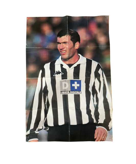 ZIDANE JUVENTUS POSTER