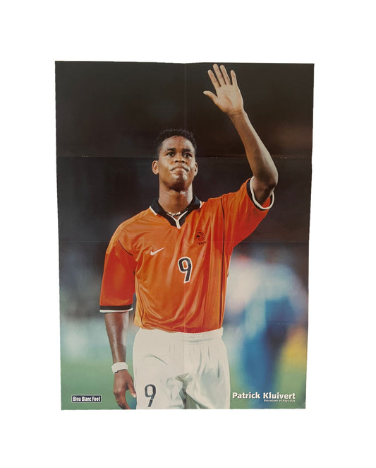 PATRICK KLUIVERT FRANCE EURO 2000 POSTER