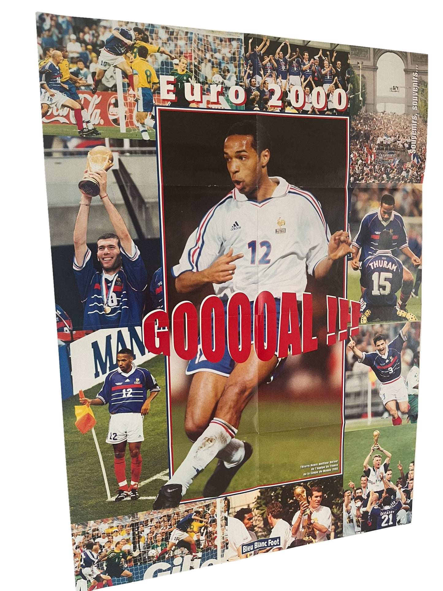 PATRICK KLUIVERT FRANCE EURO 2000 POSTER