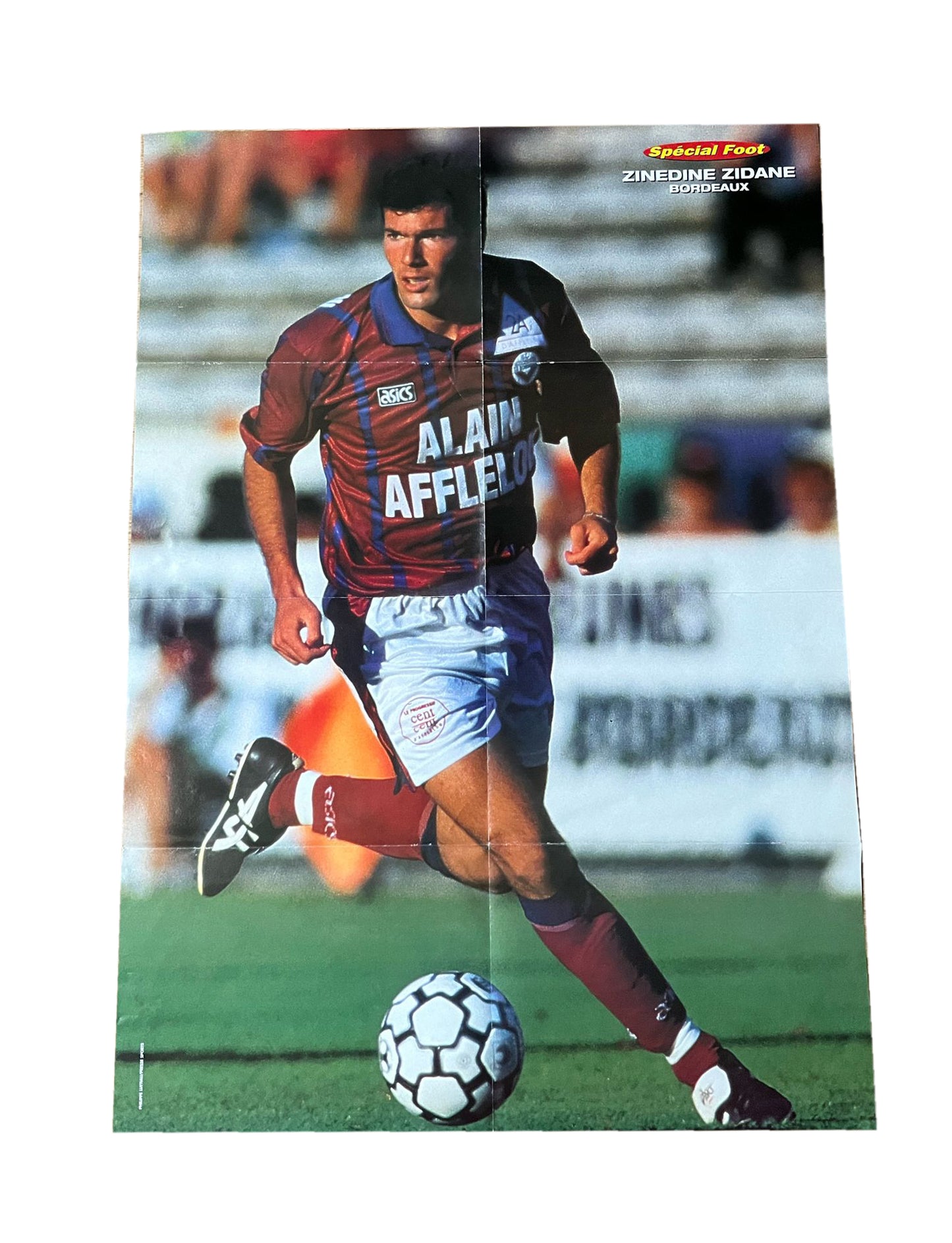 GEORGE WEAH ZINEDINE ZIDANE POSTER