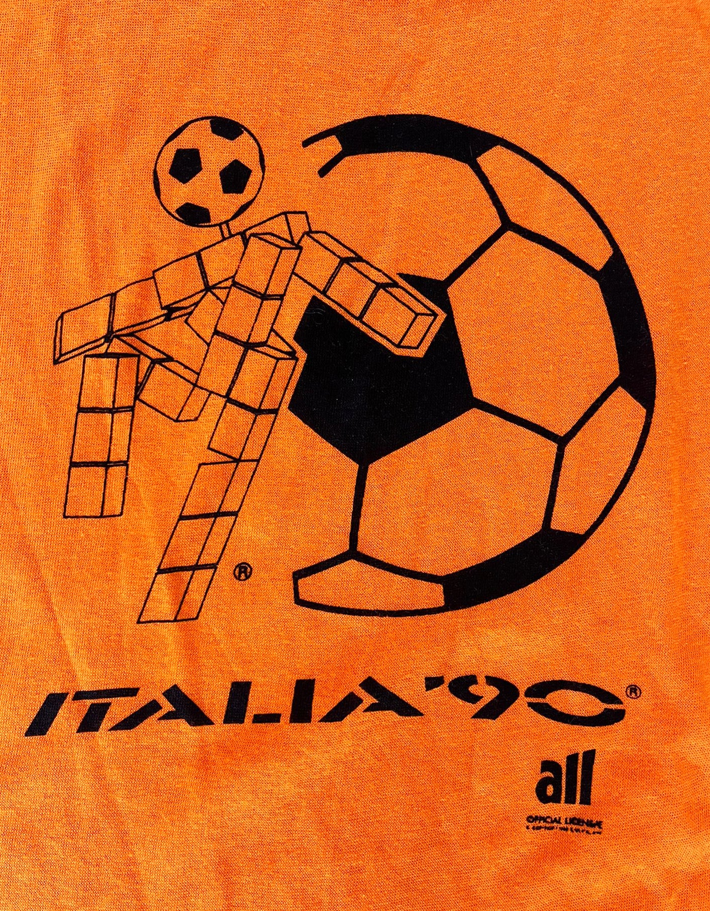 ITALIA 90 ORANGE T-SHIRT