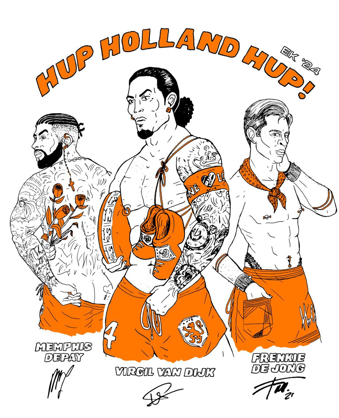 EURO '24 SEXY HOLLAND T-SHIRT