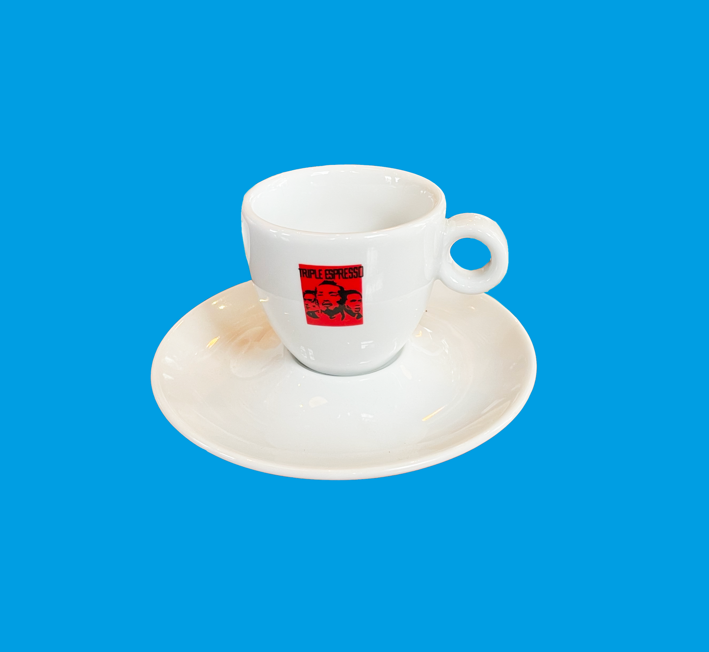 TRIPLE ESPRESSO CUP AND SAUCER SET